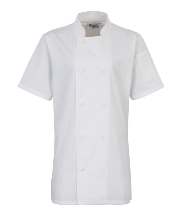Women's Short Sleeve Chef's Jacket - Image 2