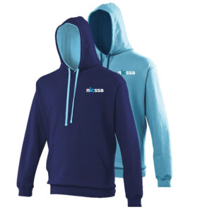 nicssa Contrast Pullover Hoodie
